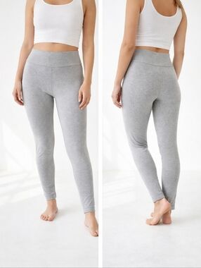 Forever 21 Gray High Waist Leggings Size M Minimalist Athleisure
